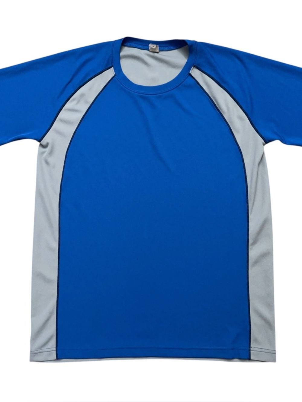 Alo Yoga T-Shirt Mens M Short Sleeve Performance Stretch Gym Running Blue